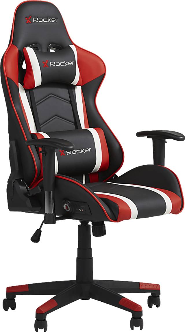 Sound Trek Black/Red Ergonomic PC Gaming Chair - Thumbnail - Image 1