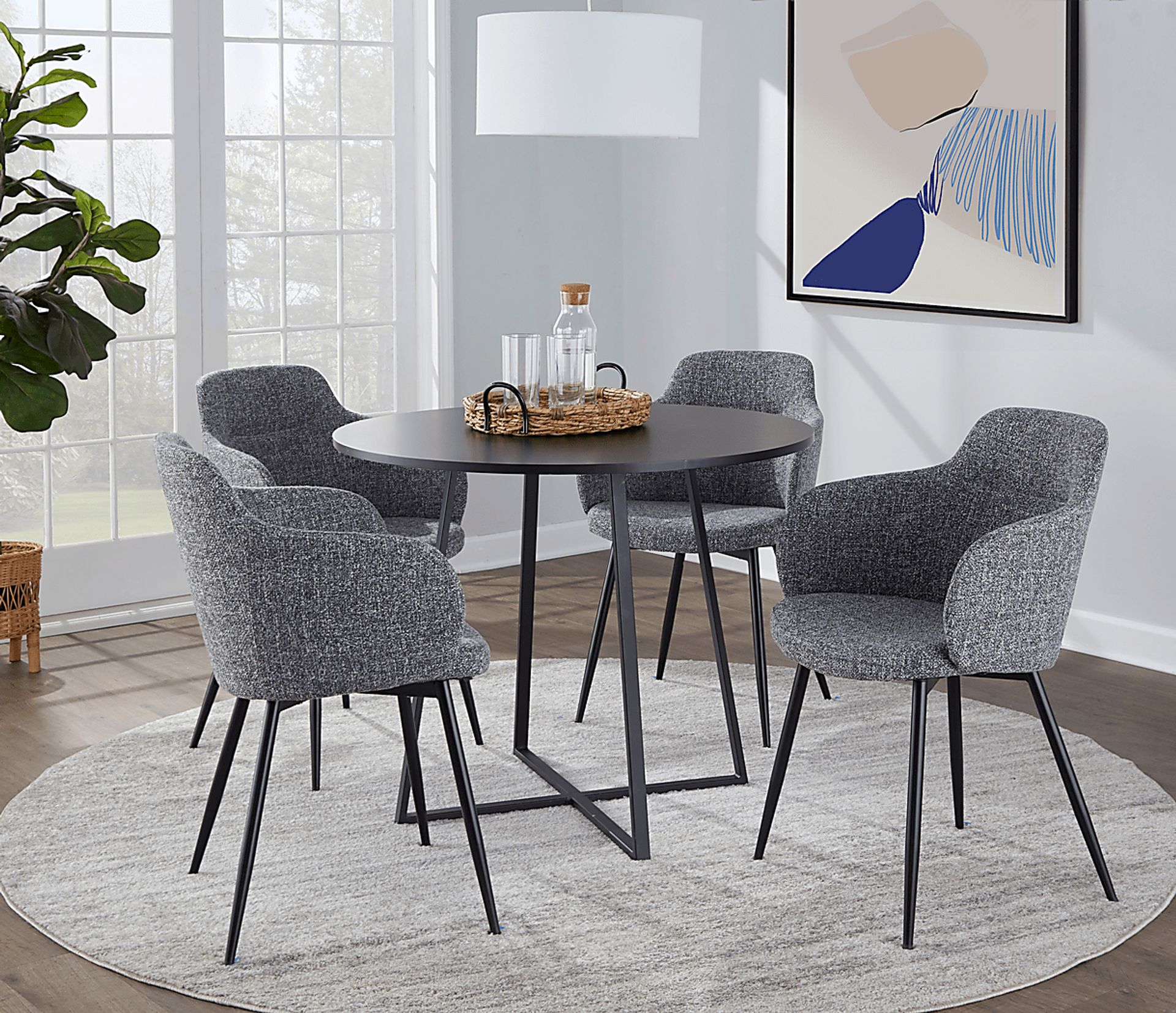 Sourwood IV Black Dining Table - Image 2