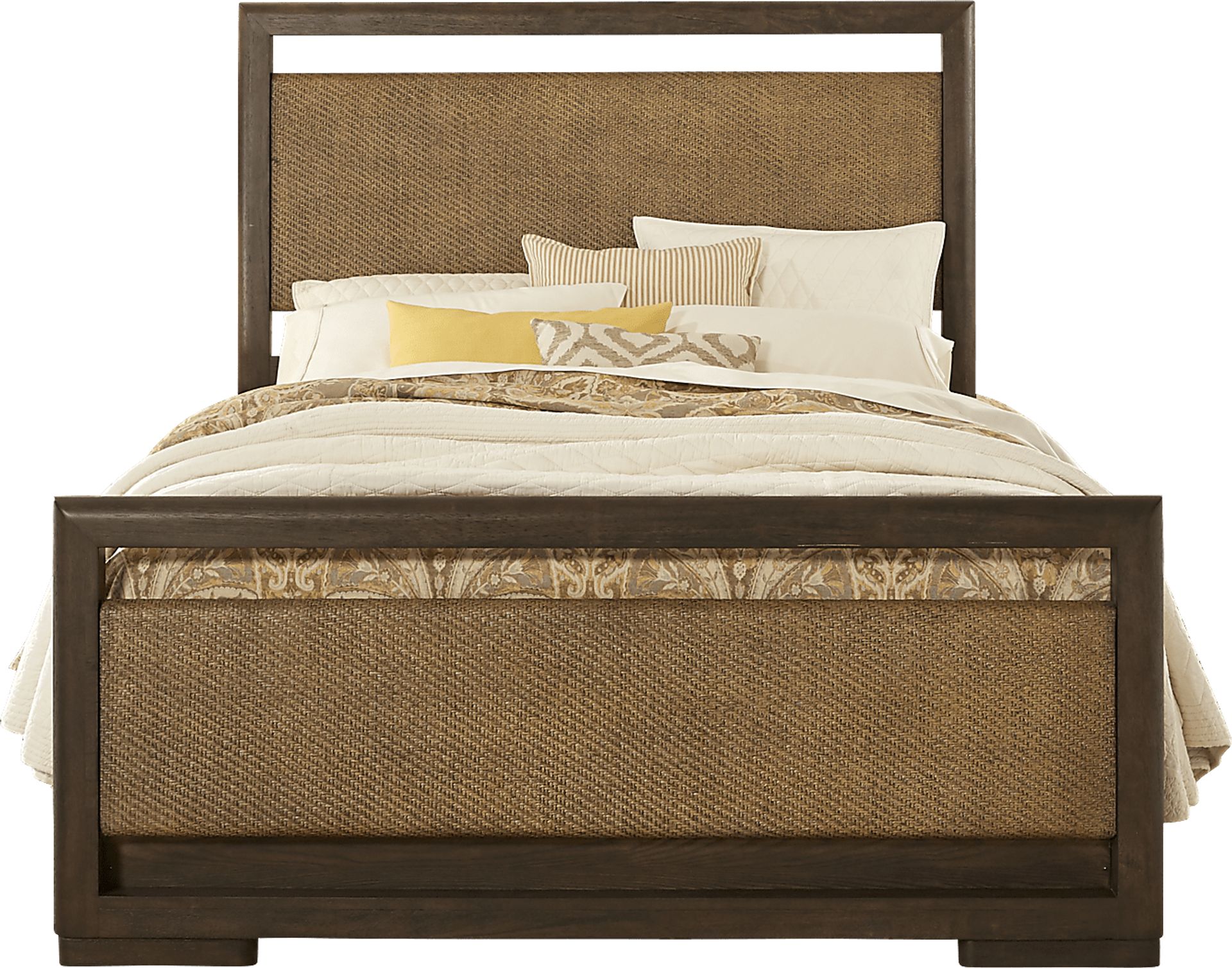 South Coast Brown 3 Pc King Panel Bed - Image 1