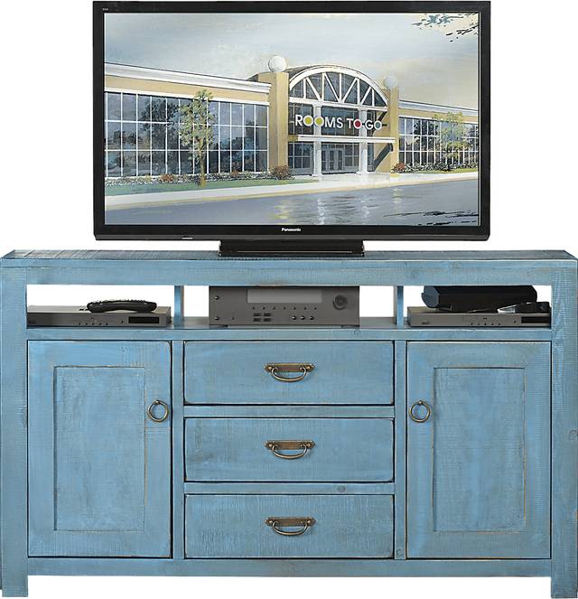 South Creek Blue 66 in.  Console - Thumbnail - Image 1