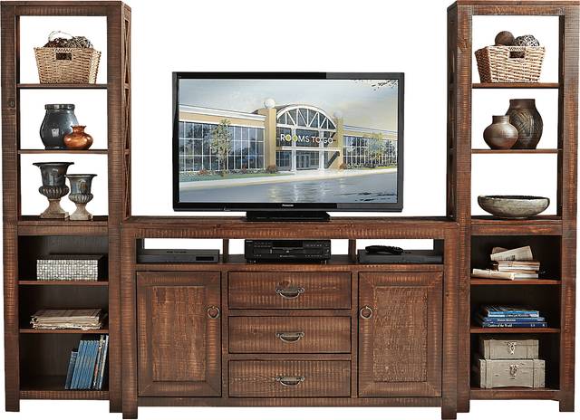 South Creek Brown 3 Pc Wall Unit - Thumbnail - Image 1