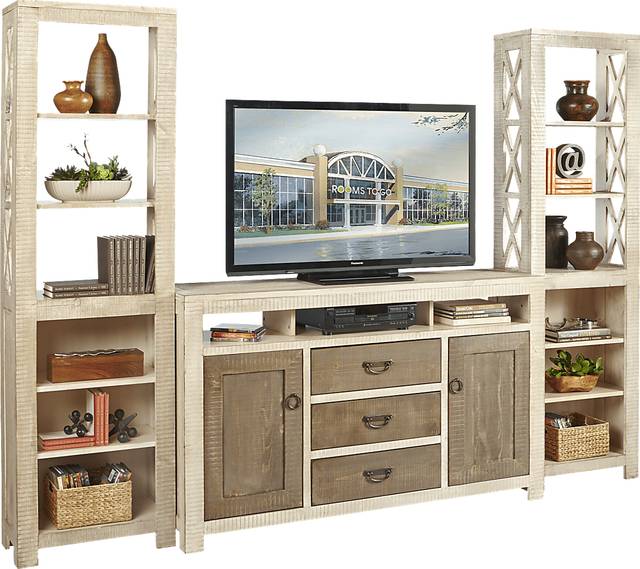 South Creek Two-Tone 3 Pc Wall Unit - Thumbnail - Image 2