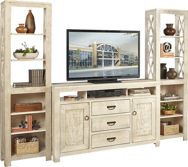 South Creek White 3 Pc Wall Unit - Thumbnail - Image 2