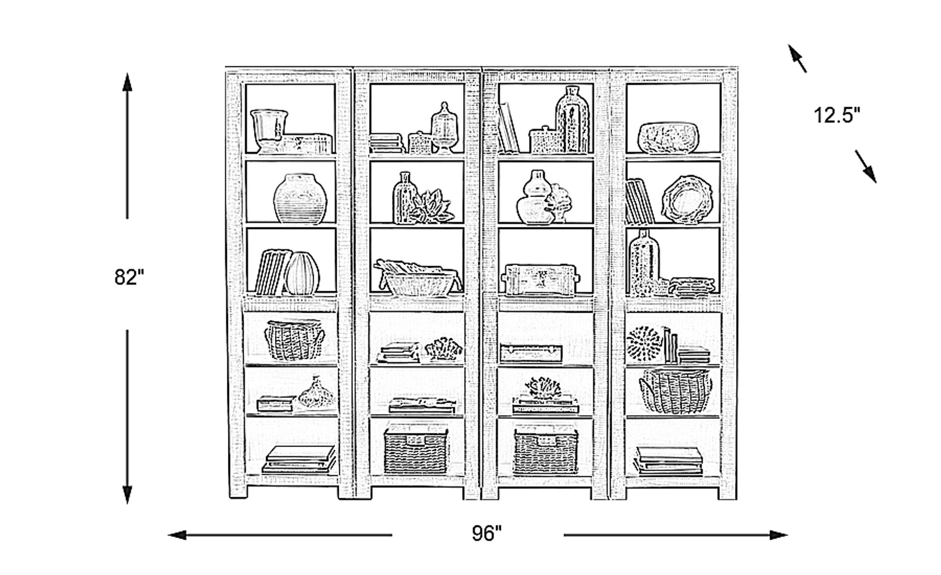 Dimension Image. Please refer to the Dimension Tab on this page for dimension details.