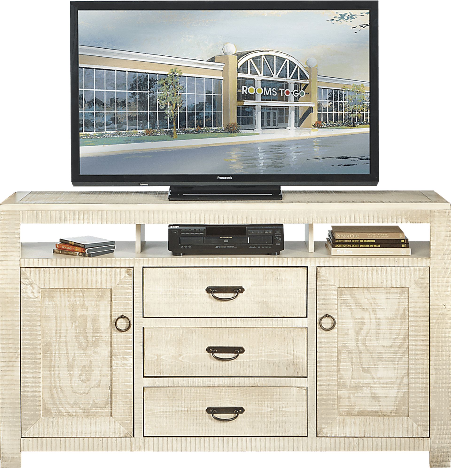 Rooms to go tv stands white discount