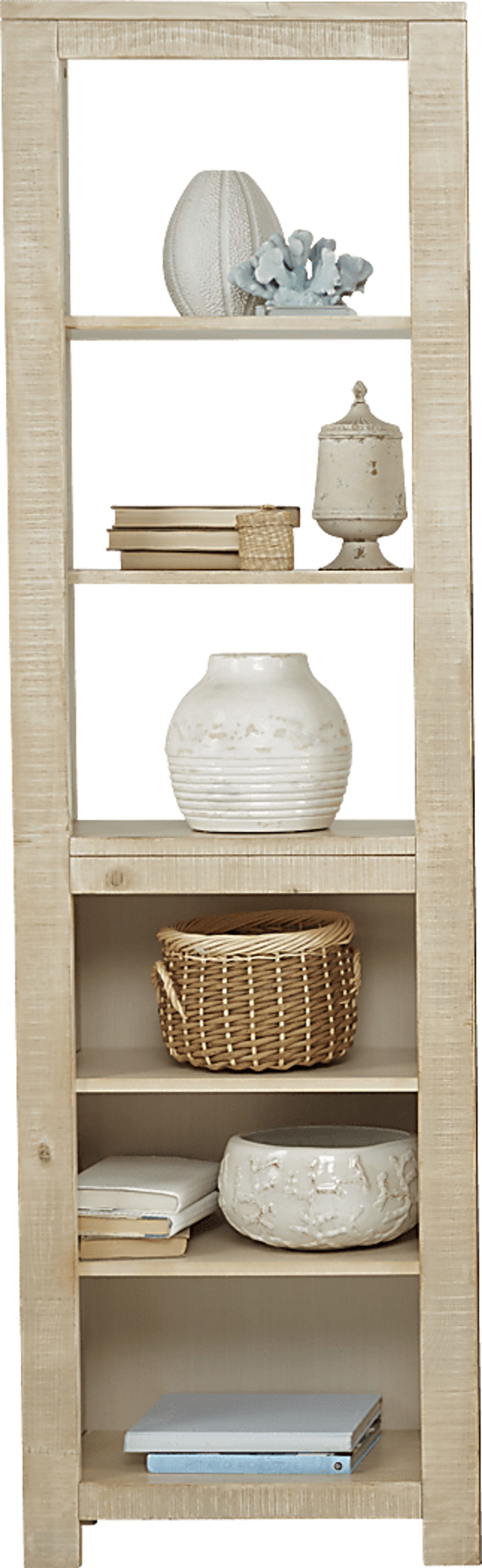 South Creek White Universal Bookcase Pier - Image 1