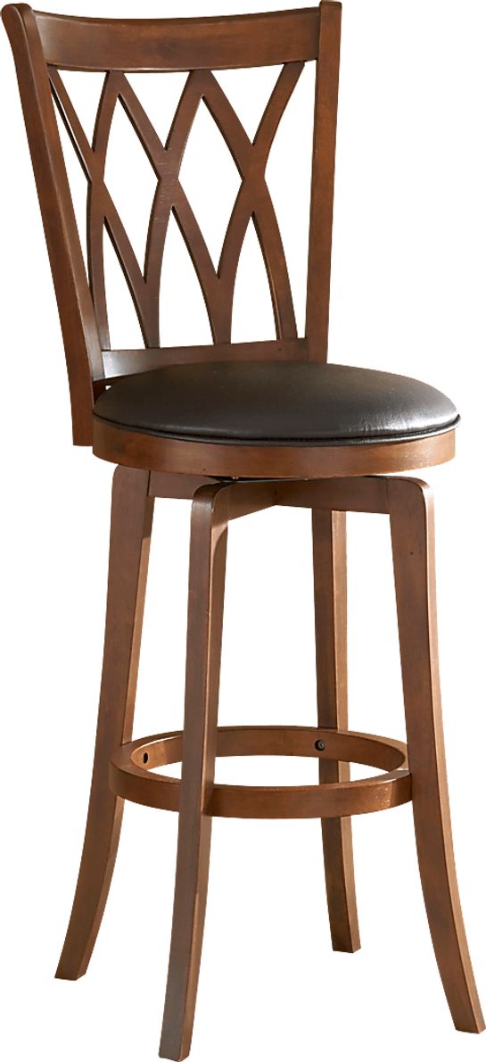 Southdale Cherry Swivel Counter Height Stool