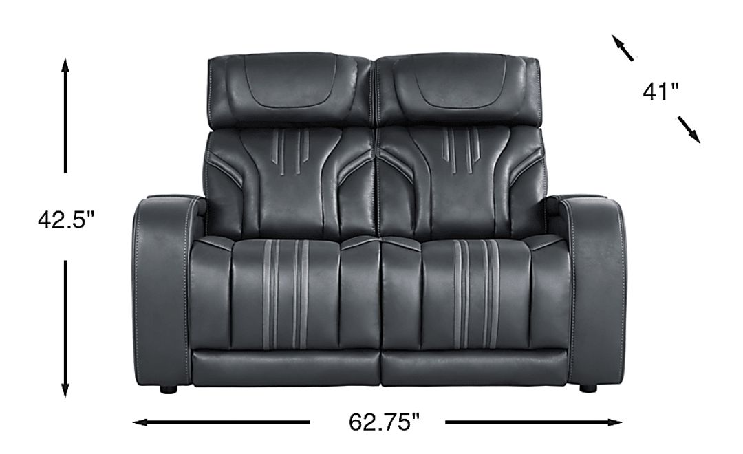 Southlake Navy Loveseat