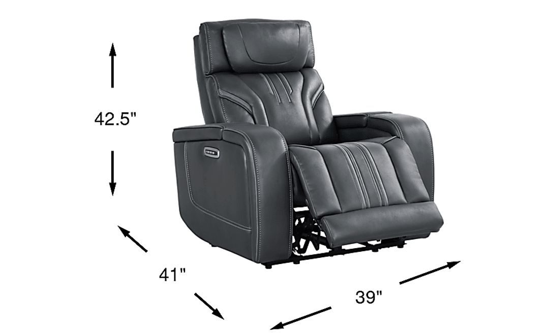 Southlake Navy Triple Power Recliner