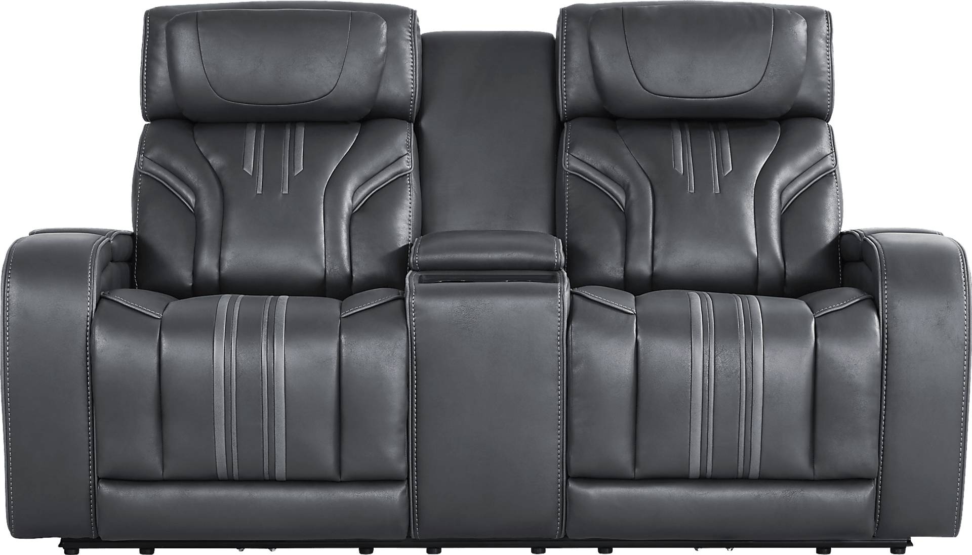 triple power console loveseat with audio