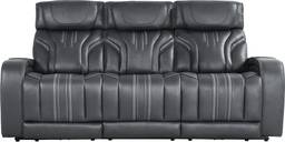 triple power reclining sofa with audio