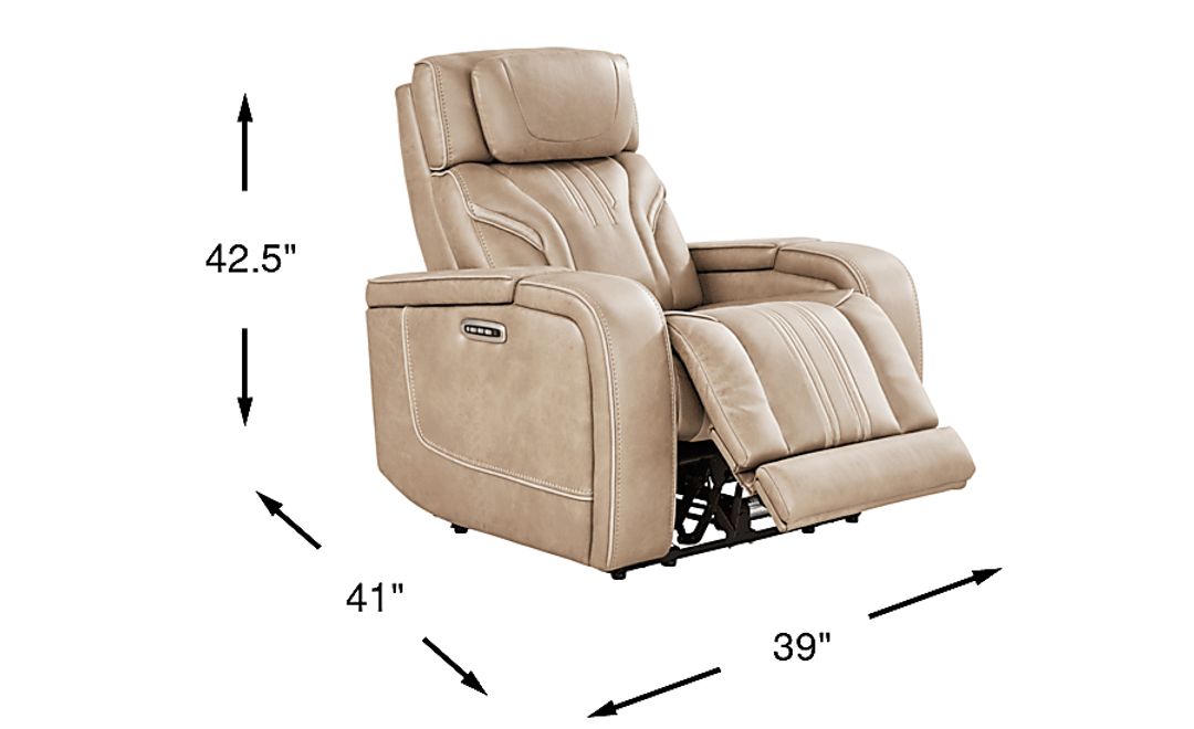 Southlake Sand Triple Power Recliner