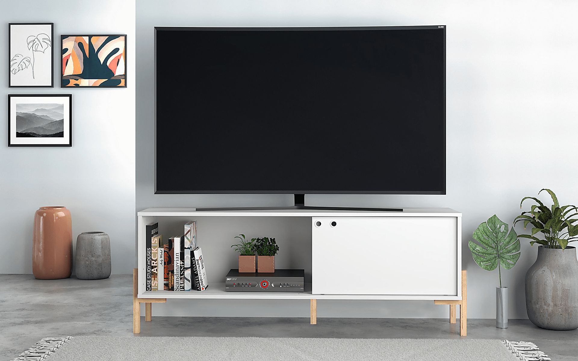 Southmont 55 in. White Console - Image 2