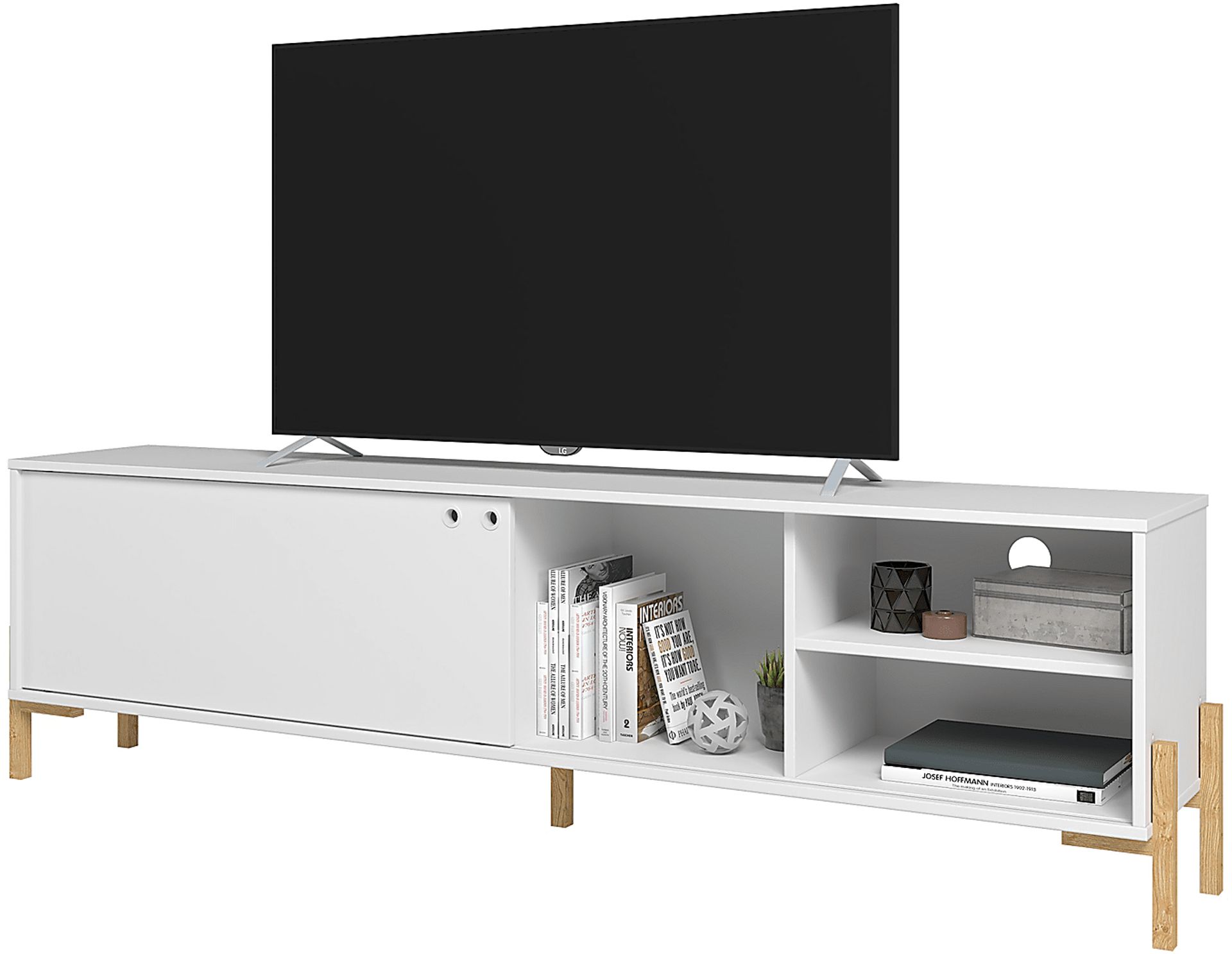 Southmont White 73 in. Console - Image 6