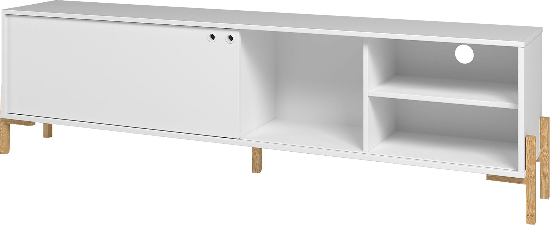 Southmont White 73 in. Console - Image 1