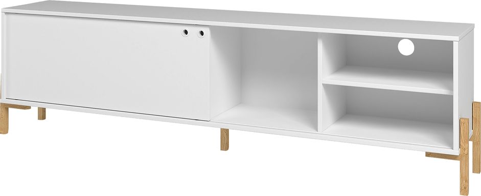 Southmont White 73 in. Console