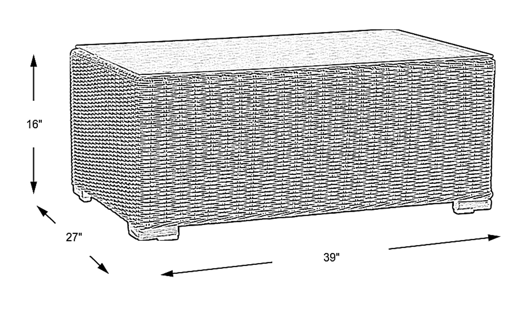 Dimension Image. Please refer to the Dimension Tab on this page for dimension details.