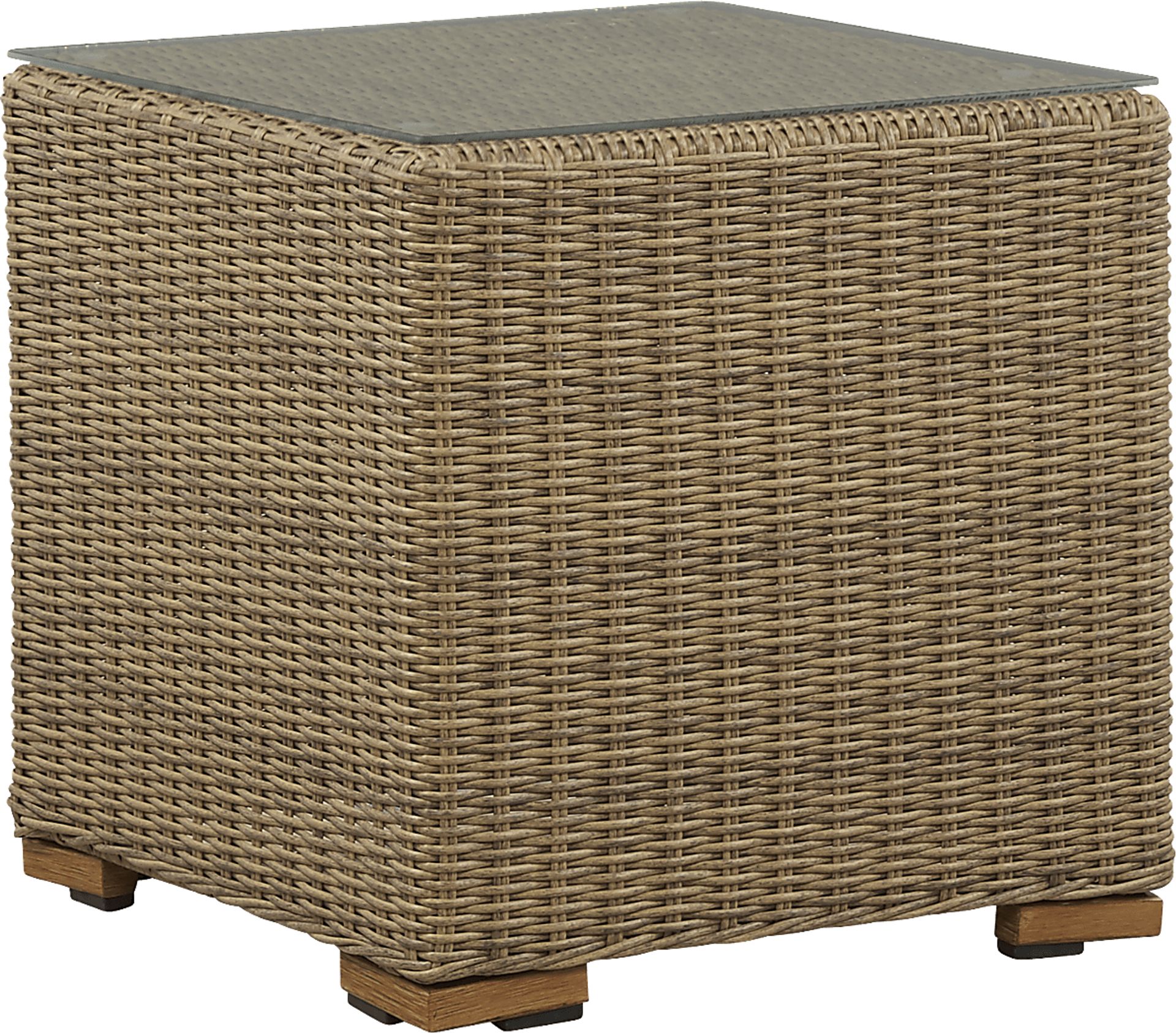 Southport Tan Outdoor End Table - Image 1
