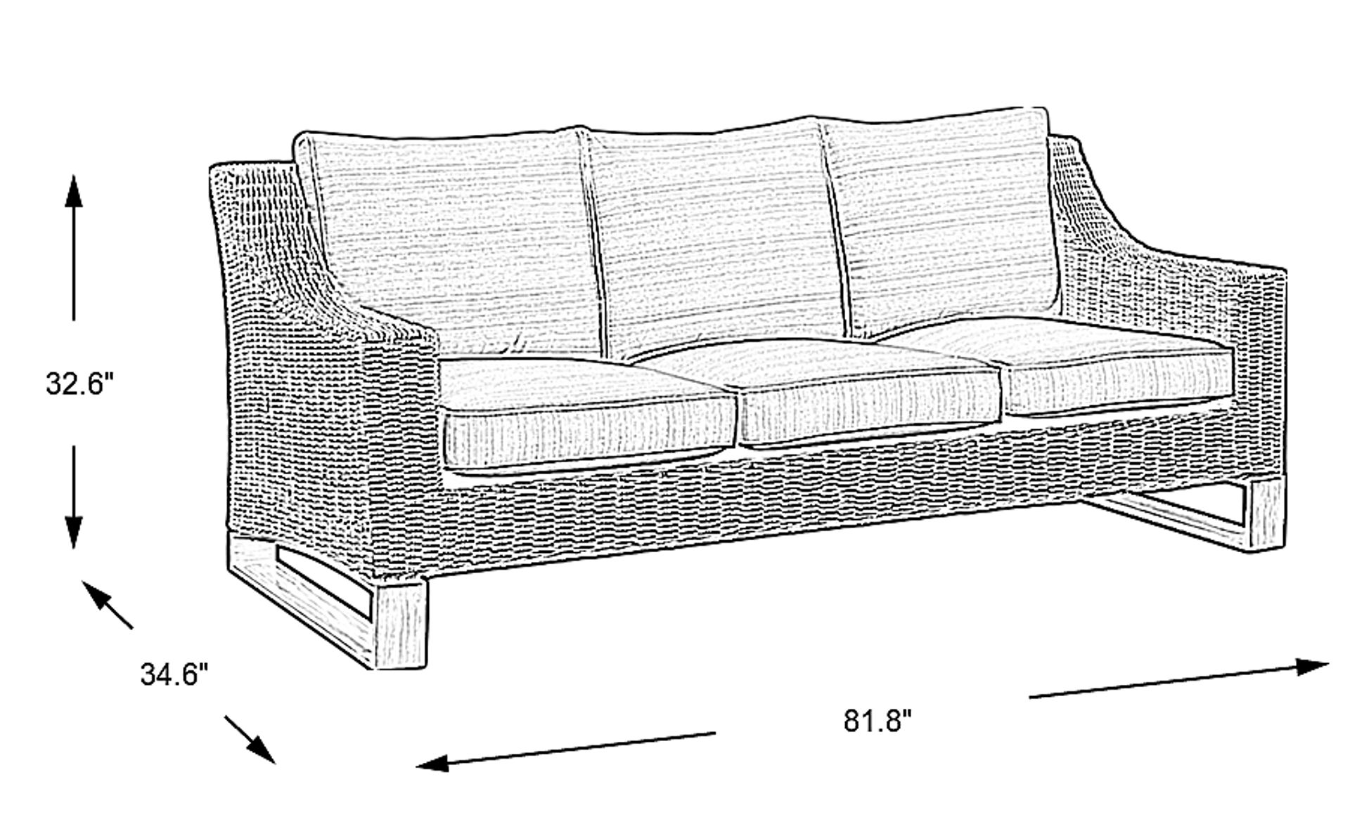 Dimension Image. Please refer to the Dimension Tab on this page for dimension details.