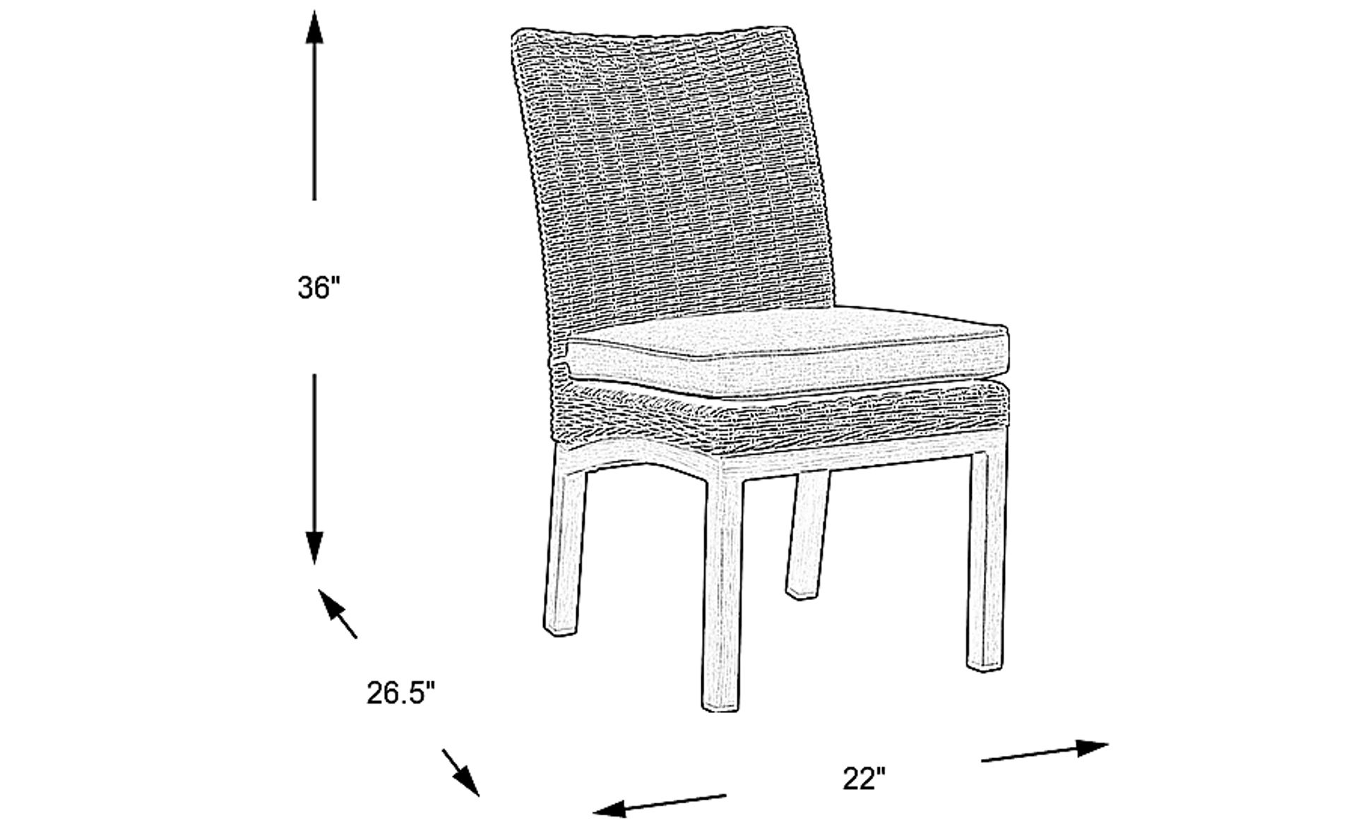 Dimension Image. Please refer to the Dimension Tab on this page for dimension details.