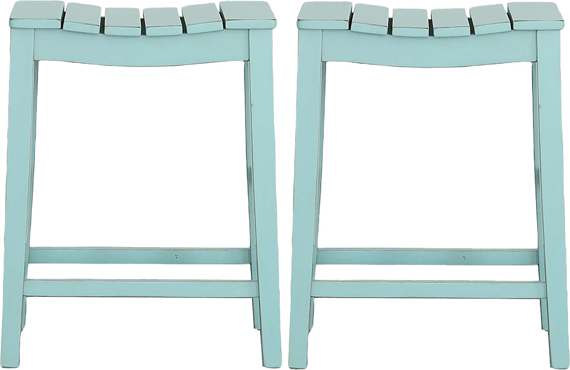 Southrun Blue Counter Stool, Set of 2 - Image 2