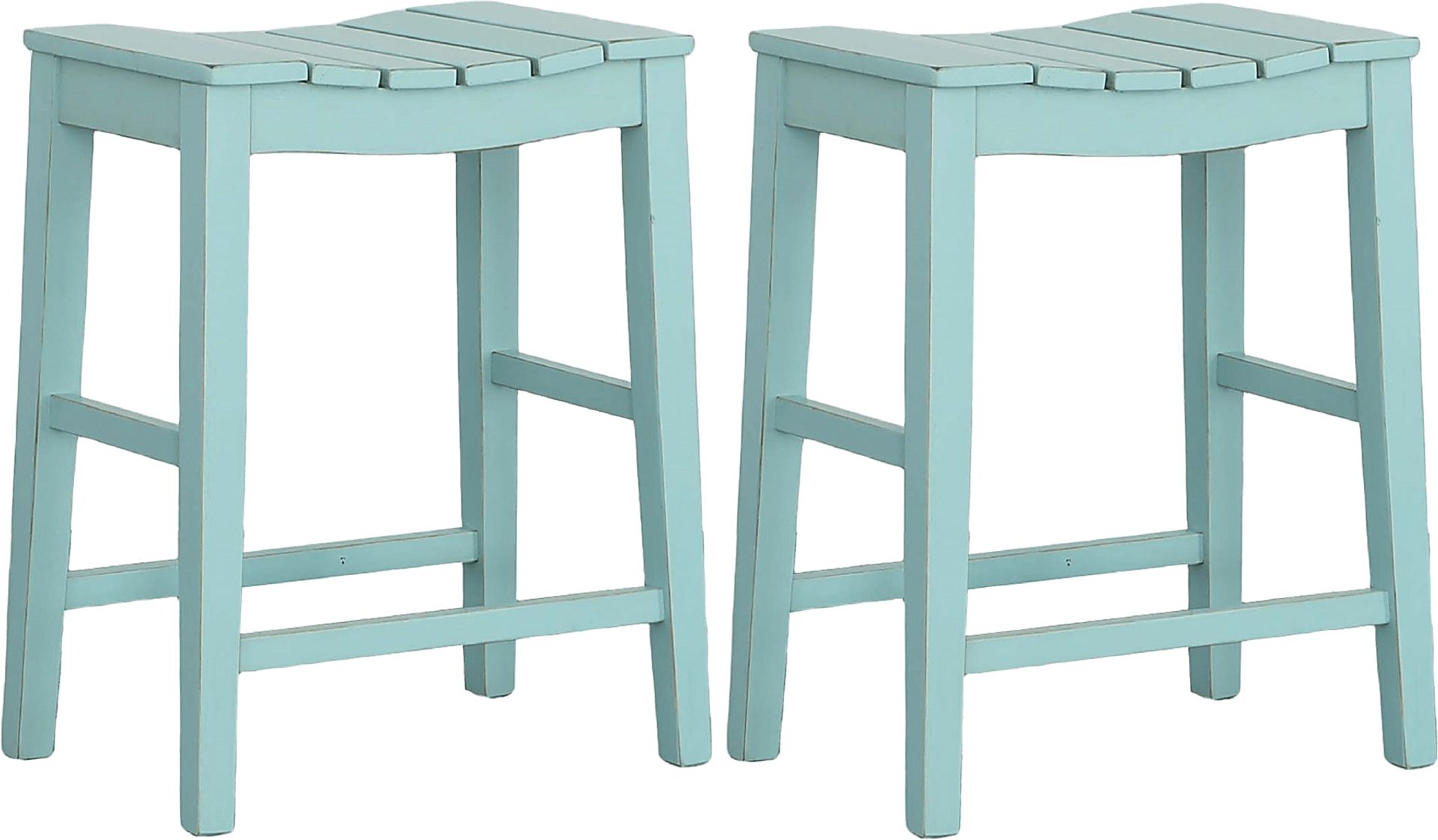 Southrun Blue Counter Stool, Set of 2 - Image 1