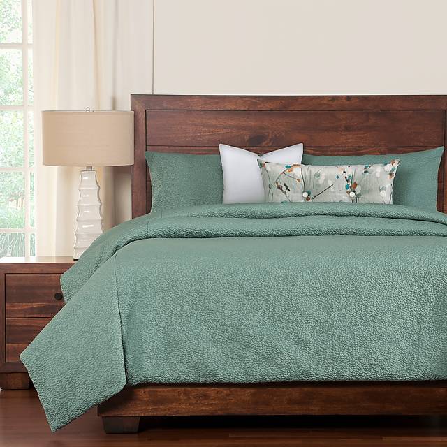 Southway Blue 6 Pc Queen Duvet Set - Thumbnail - Image 1