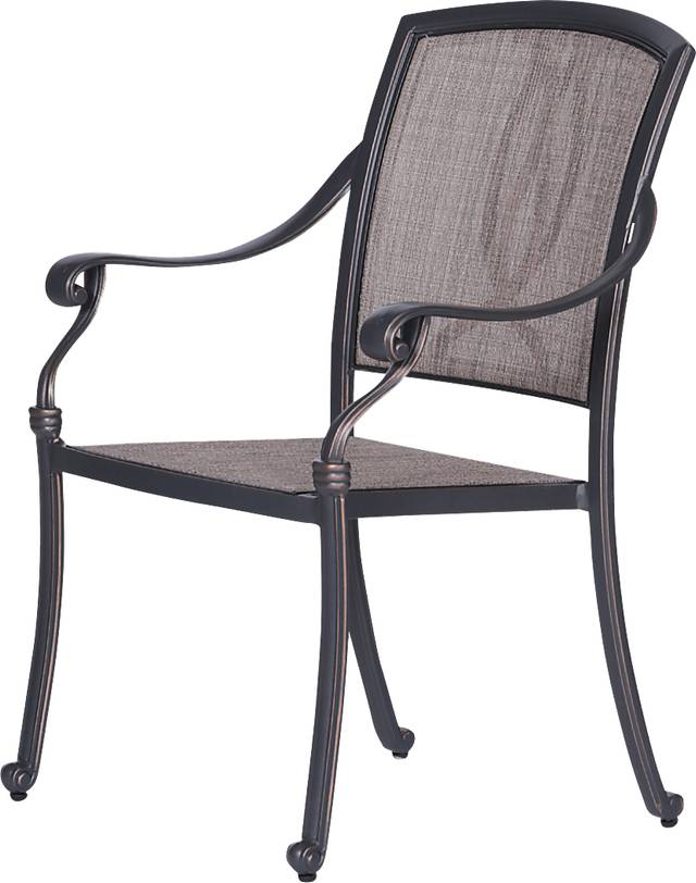 Sovana Gunmetal 5 Pc Outdoor Round Dining Set - Thumbnail - Image 4