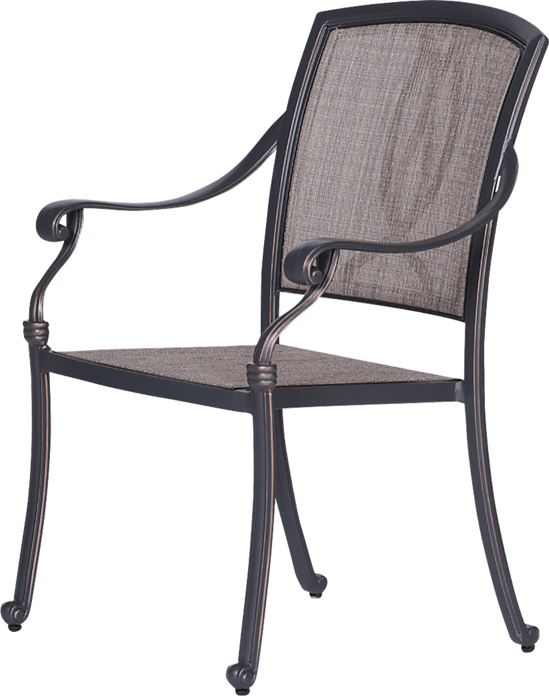 Sovana Gunmetal 5 Pc Outdoor Round Dining Set - Image 4
