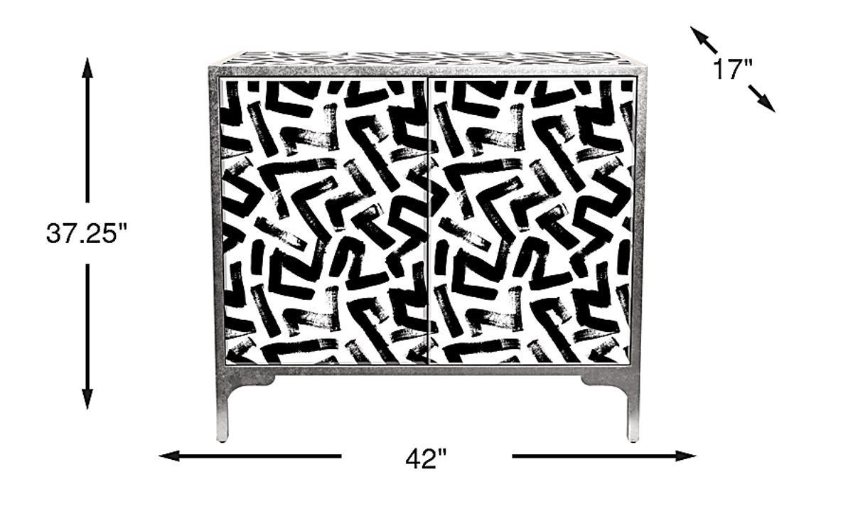 Soweto Black Accent Cabinet | Rooms to Go
