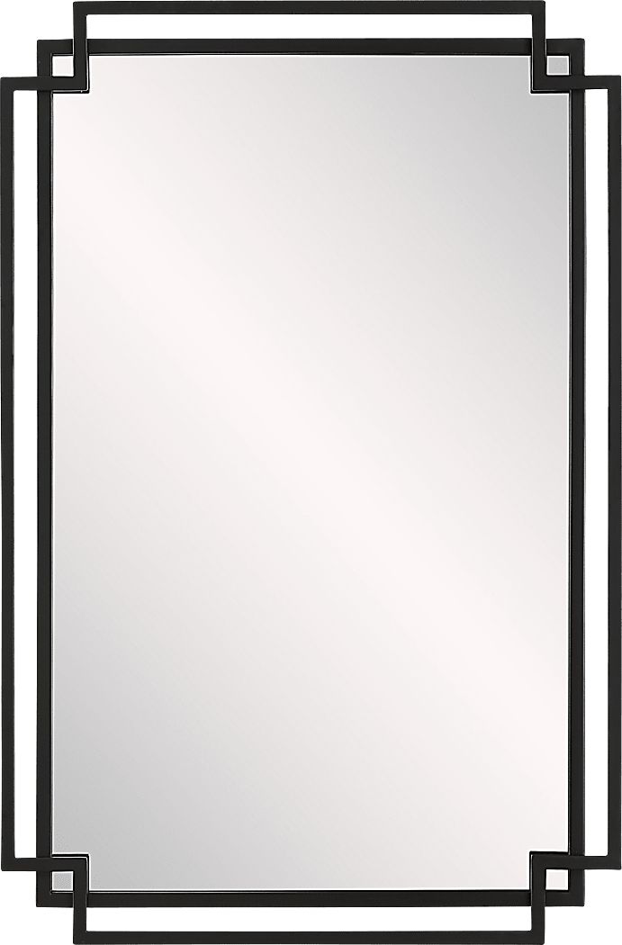 Soyeon Black Wall Mirror