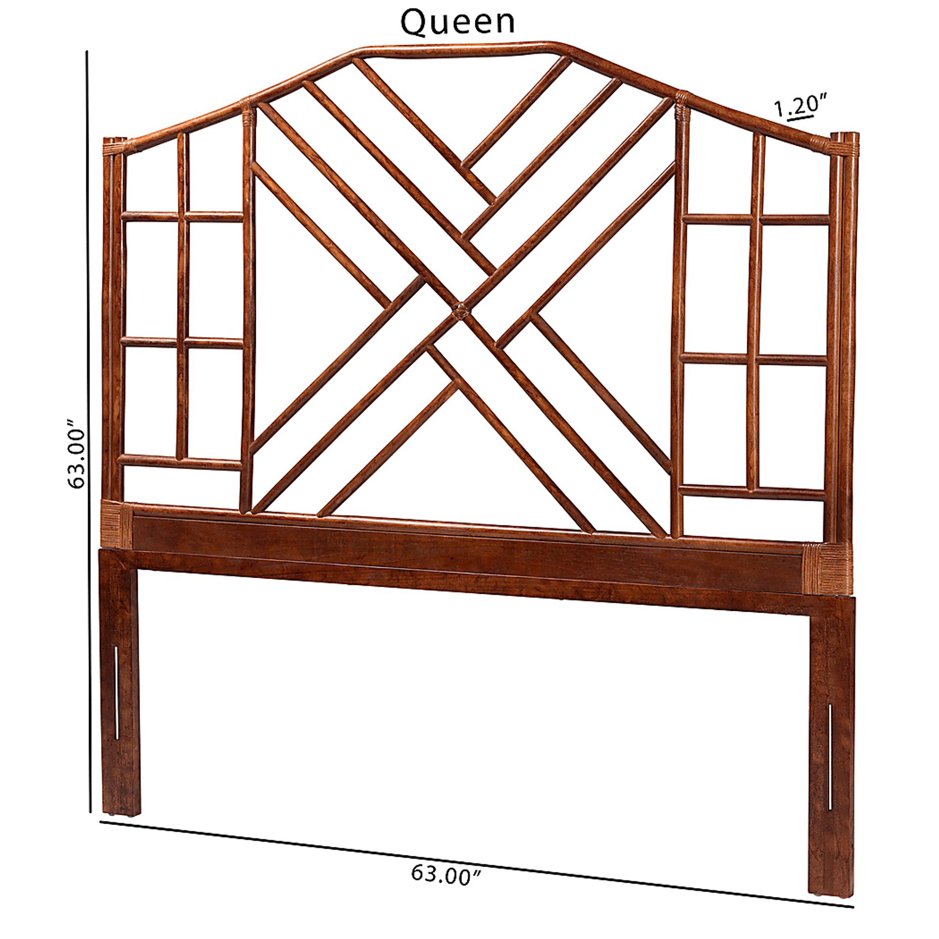 Soyori Brown Queen Headboard - Image 5