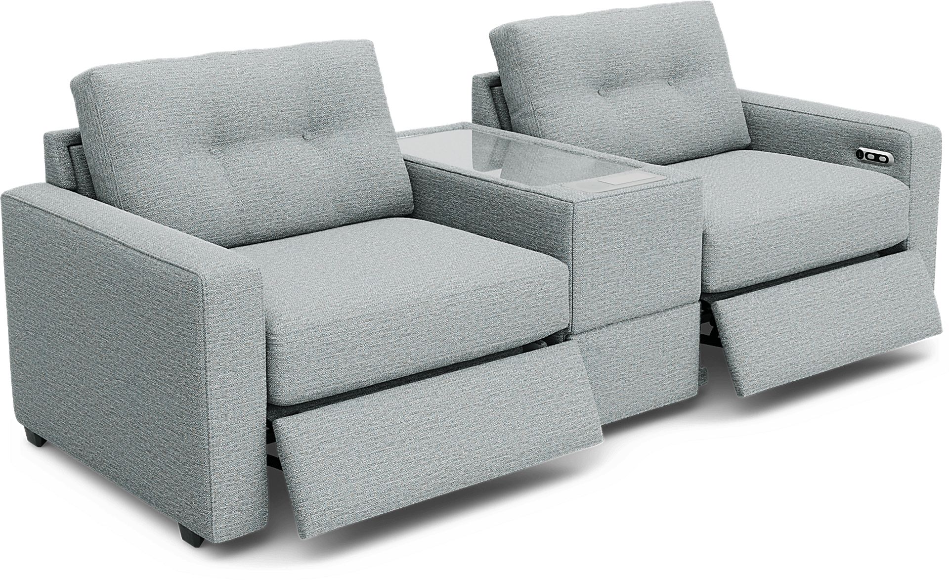 Spa 3 Pc Power Reclining ModularOne with Media Console - Image 1