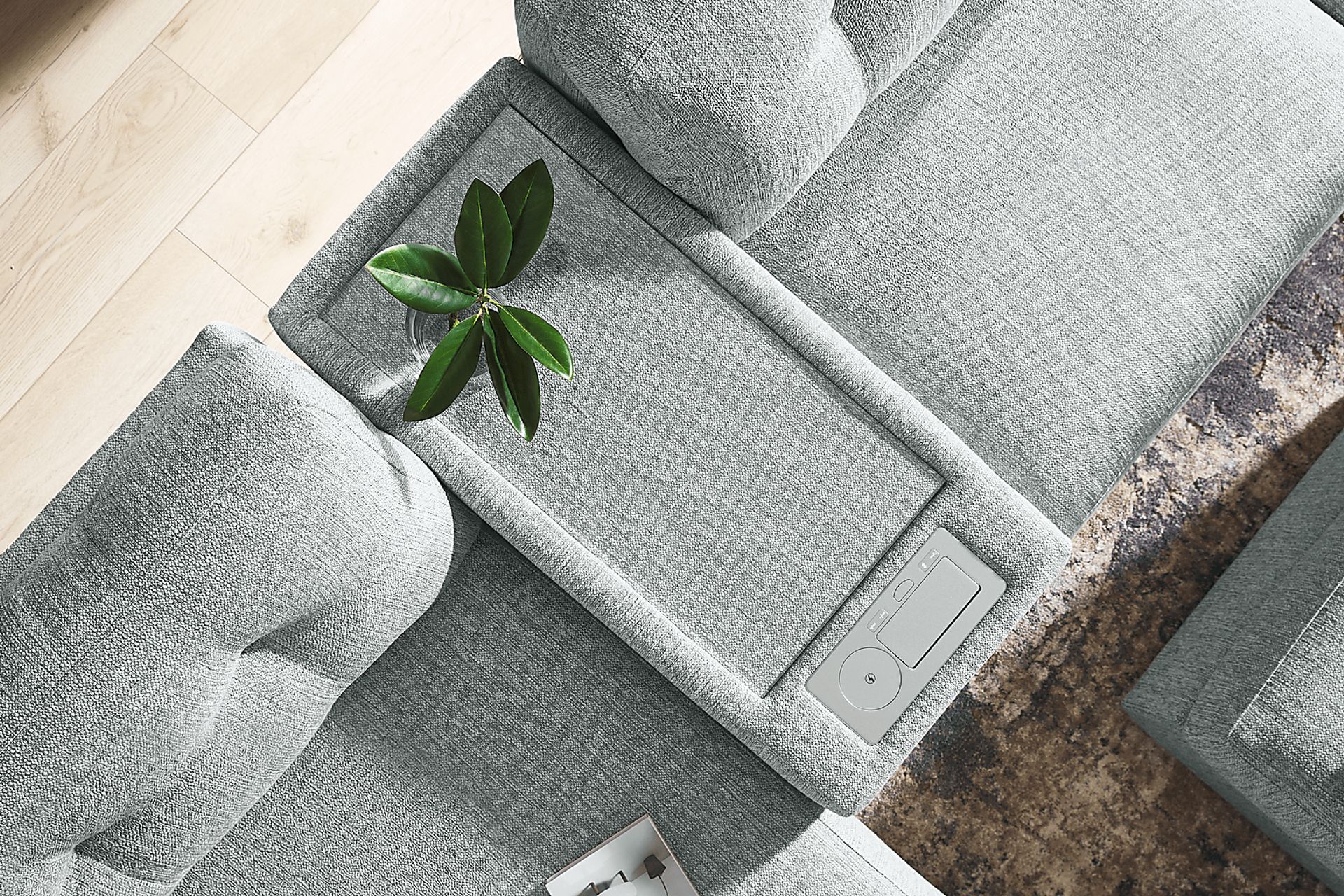 Spa 8 Pc Power Reclining ModularOne with Media Consoles - Image 6