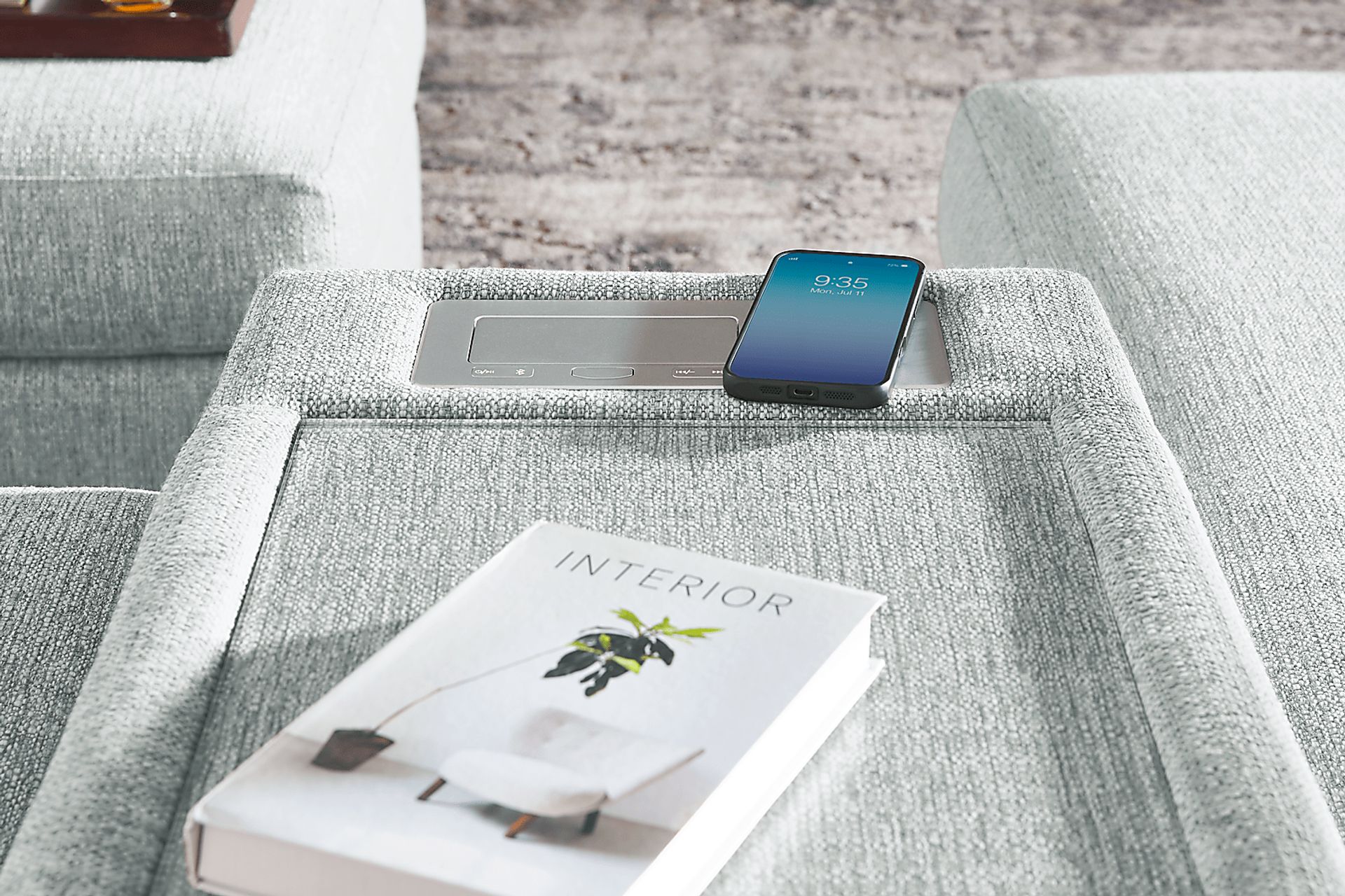 Spa 8 Pc Power Reclining ModularOne with Media Consoles - Image 9