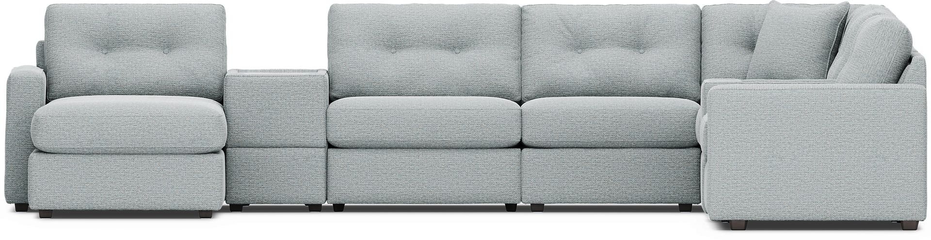 Spa 8 Pc Power Reclining ModularOne with Media Consoles - Image 4