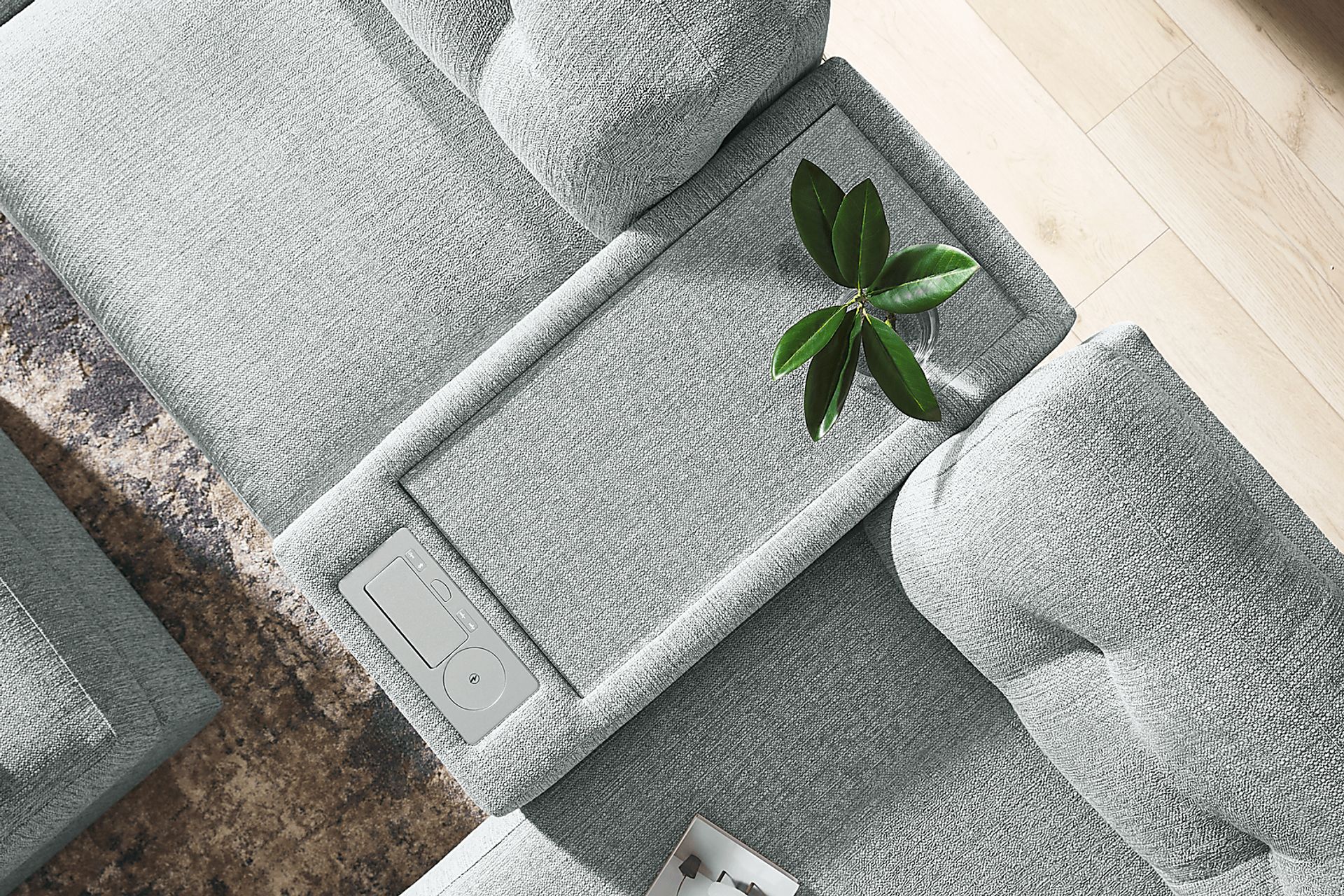 Spa 8 Pc Power Reclining ModularOne with Media Consoles - Image 10