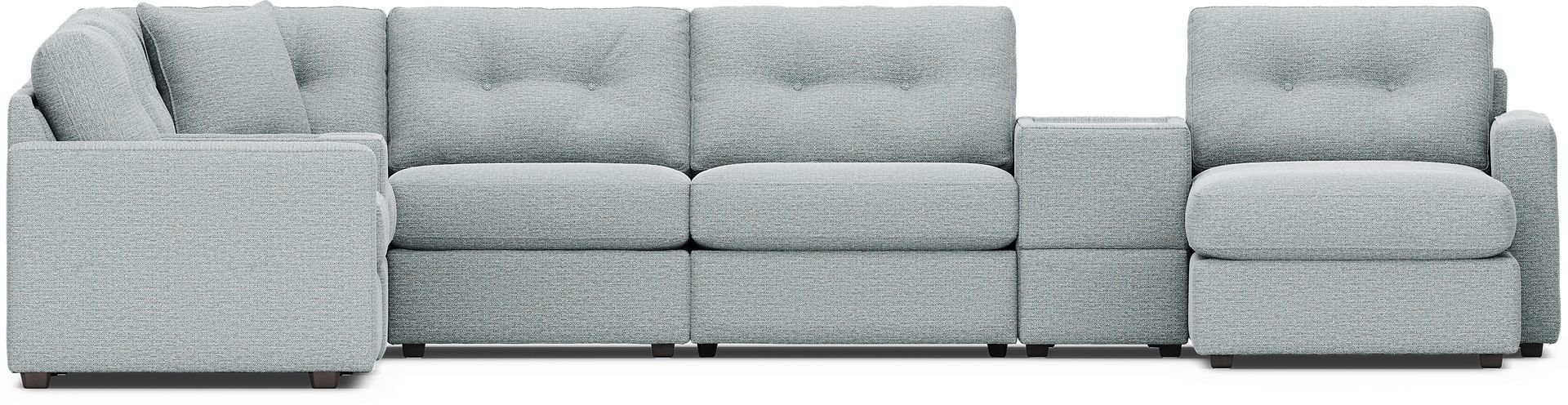 Spa 8 Pc Power Reclining ModularOne with Media Consoles - Image 4