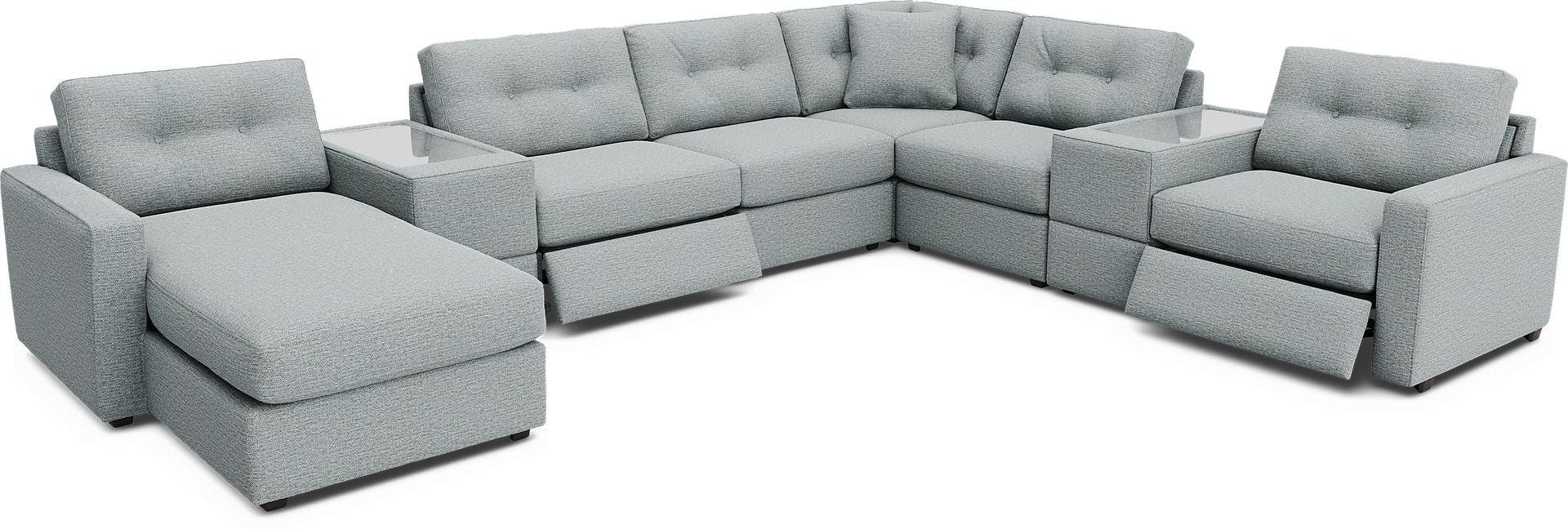 Spa 8 Pc Power Reclining ModularOne - Image 1