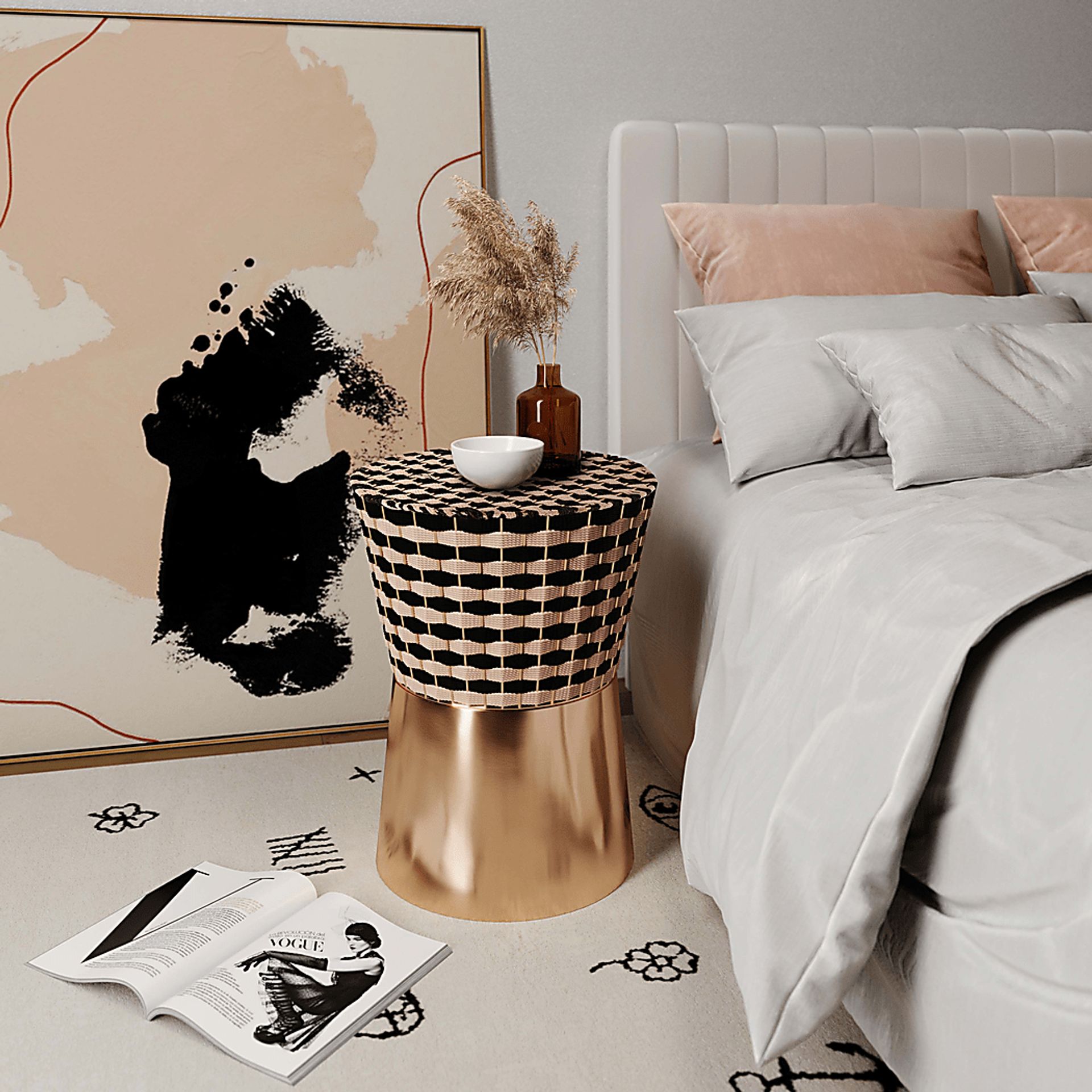 Spadeus Gold Accent Table - Image 5