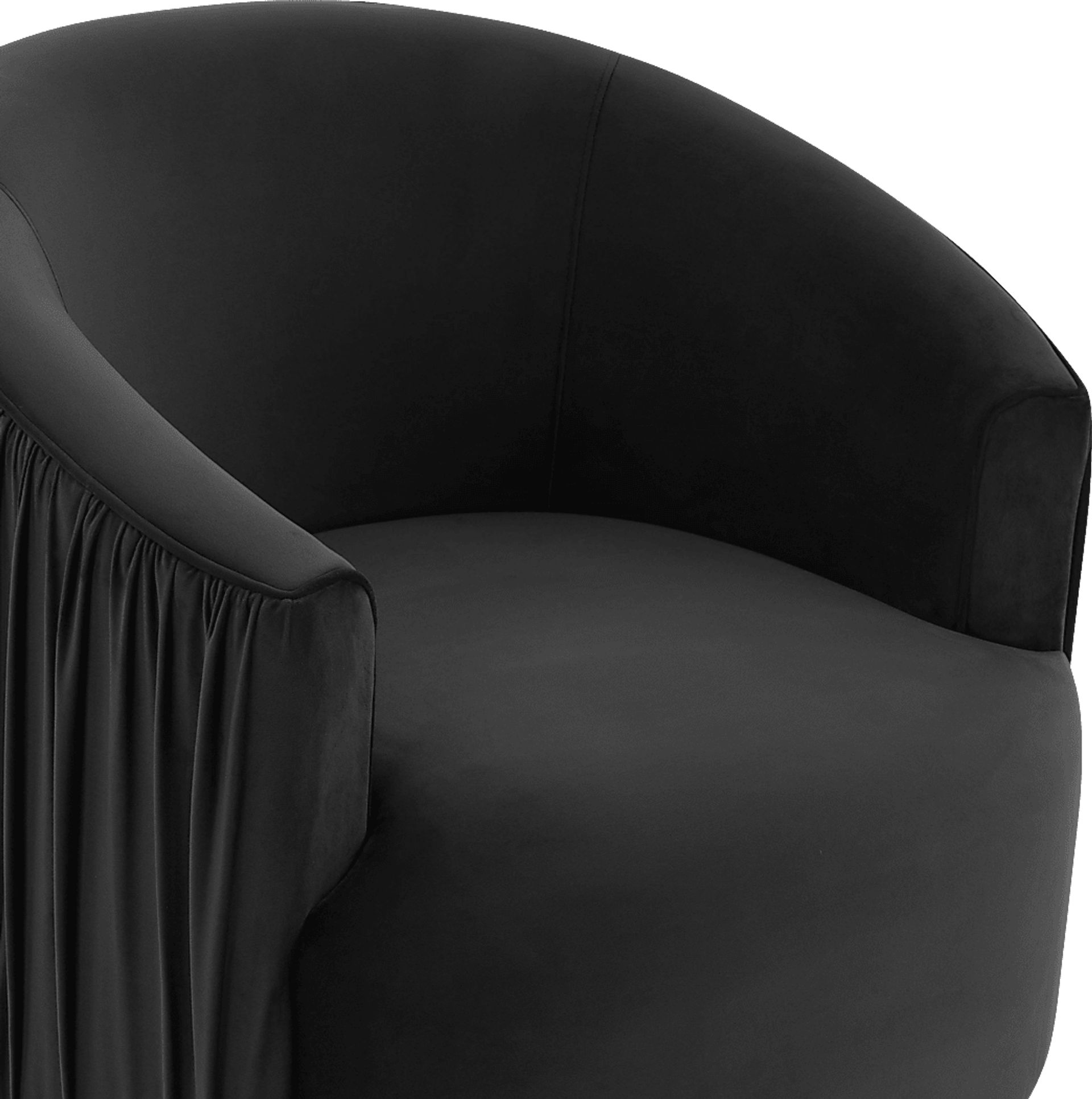 Spandra Black Accent Chair - Image 4
