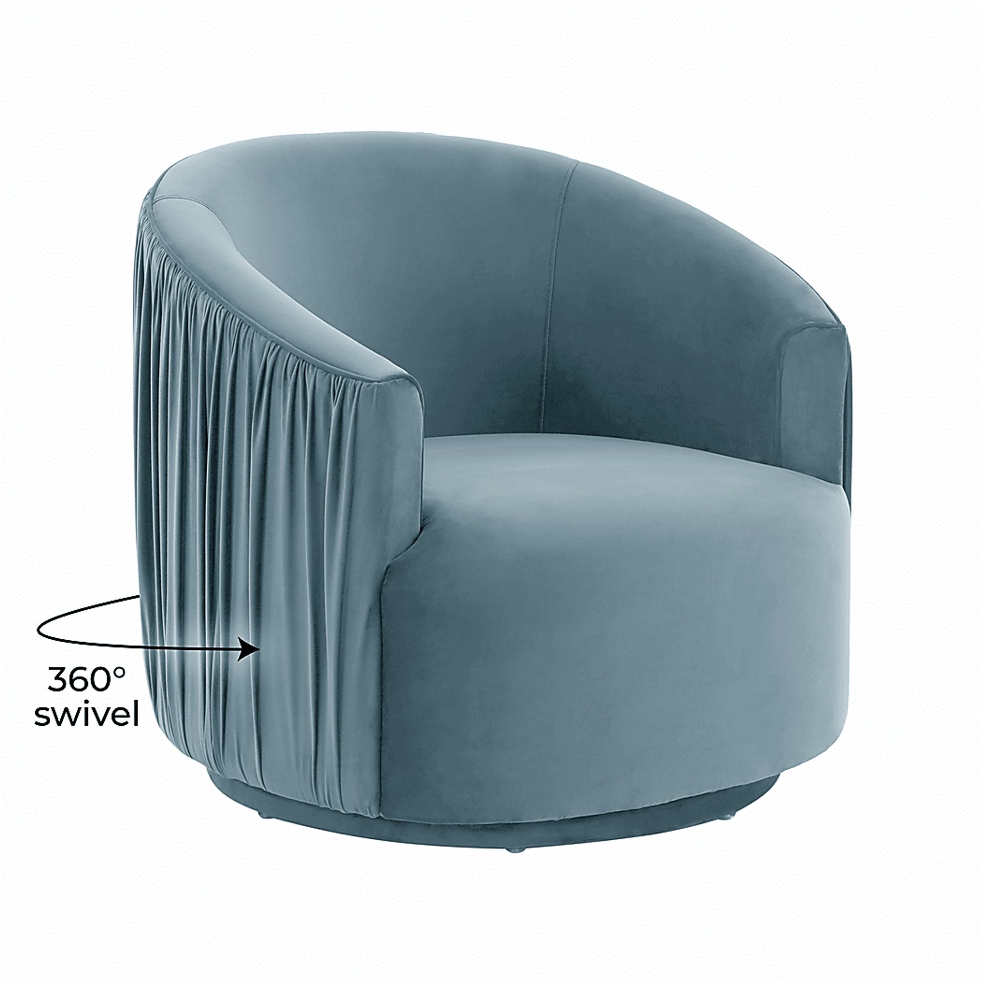 Spandra Blue Accent Chair - Image 6