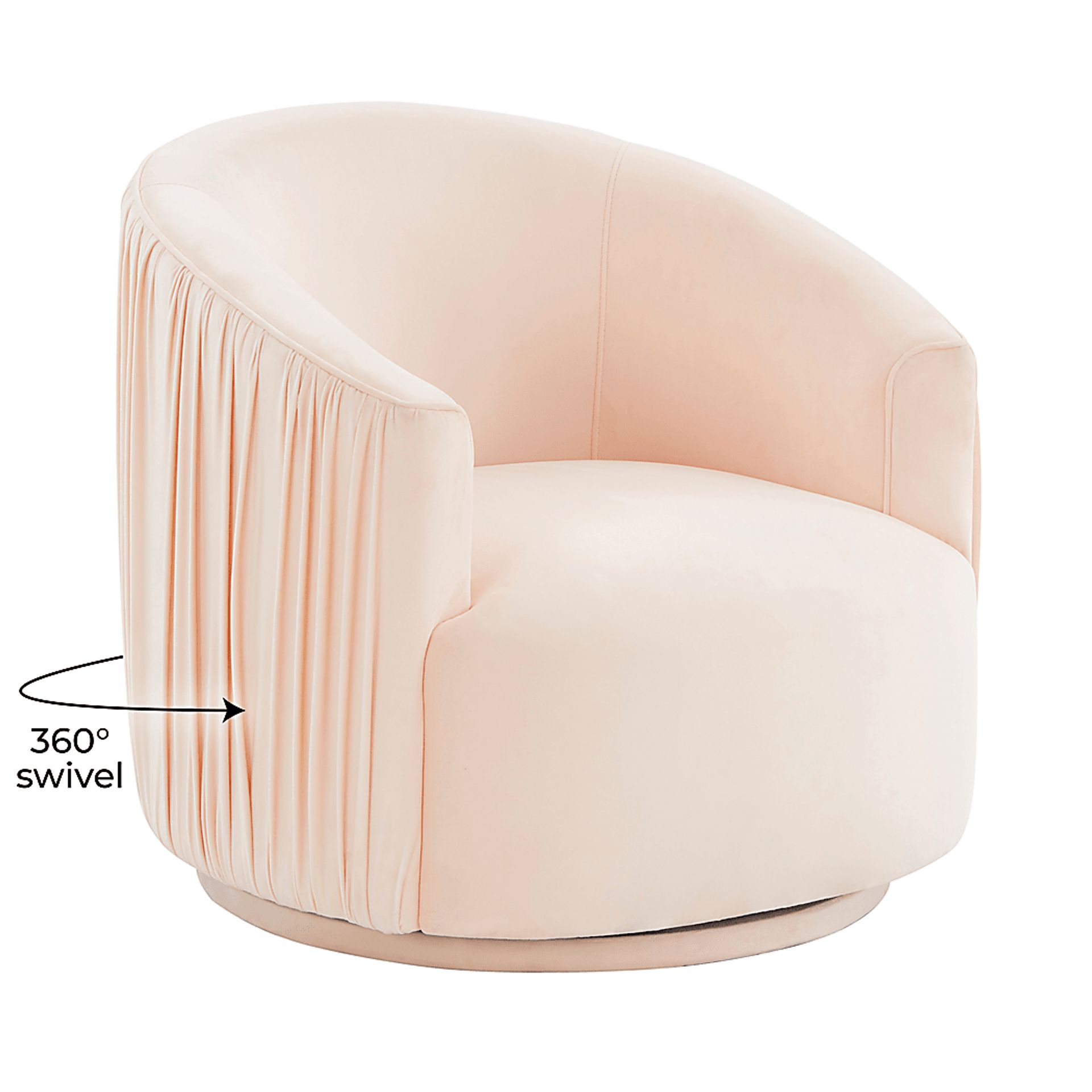 Spandra Blush Accent Chair - Image 6