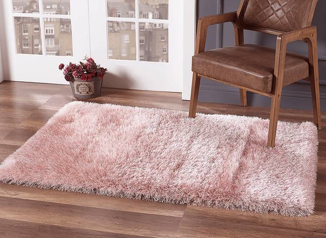 Sparkle Shag Pink 3' x 5' Rug - Thumbnail - Image 5