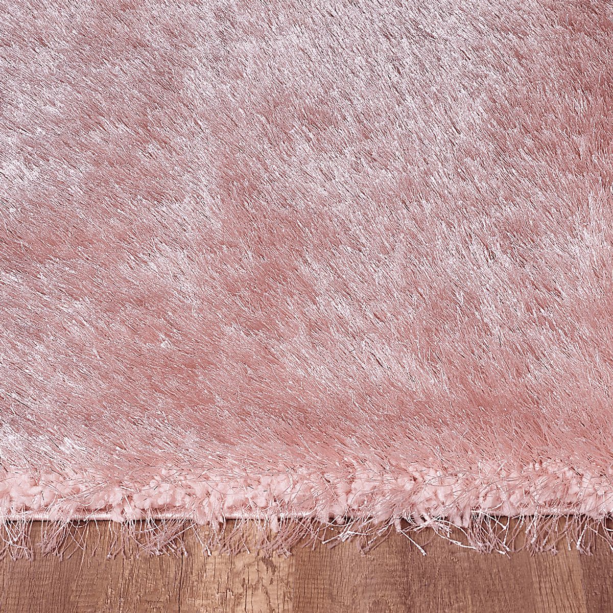Sparkle Shag Pink Rug | Rooms to Go