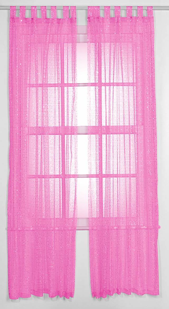 Sparkletastic Fuchsia Curtain - Thumbnail - Image 1
