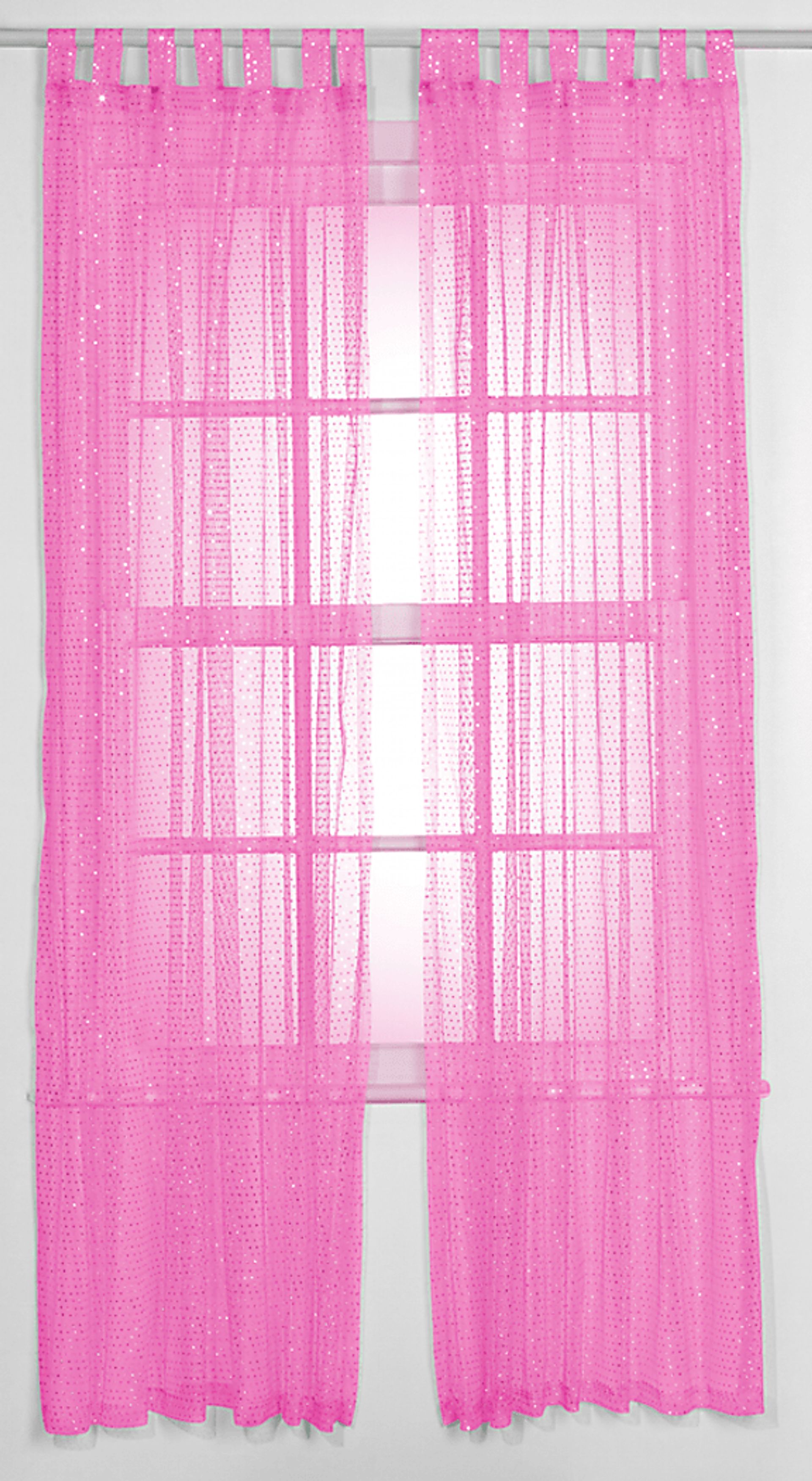 Sparkletastic Fuchsia Curtain - Image 1