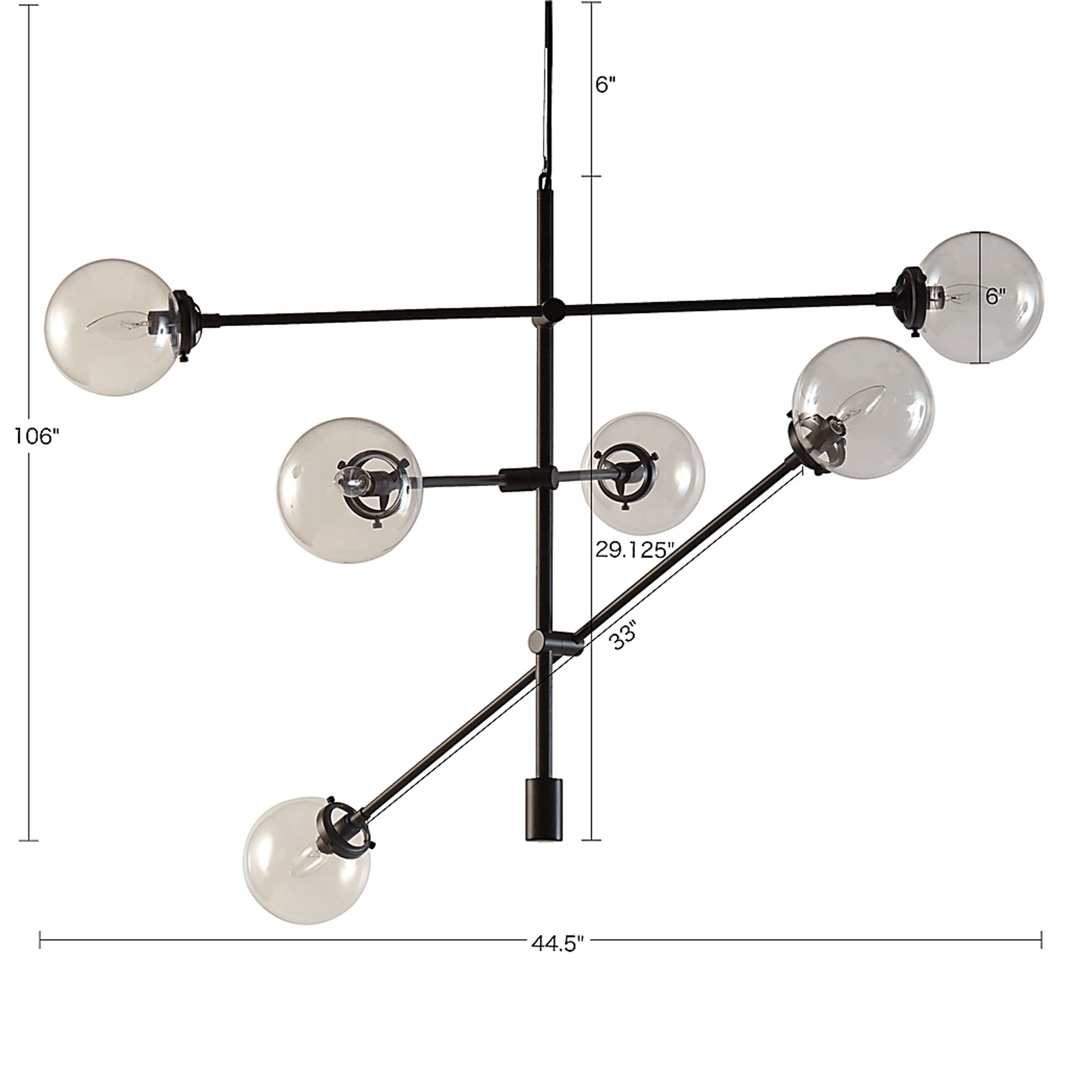 Sparks Nest Bronze Chandelier - Image 5