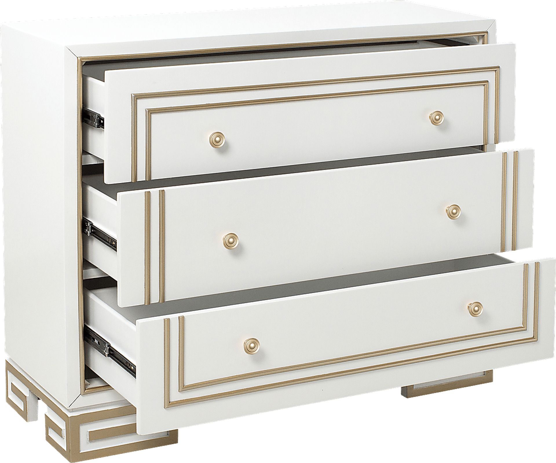 Spaxton White Accent Cabinet - Image 3