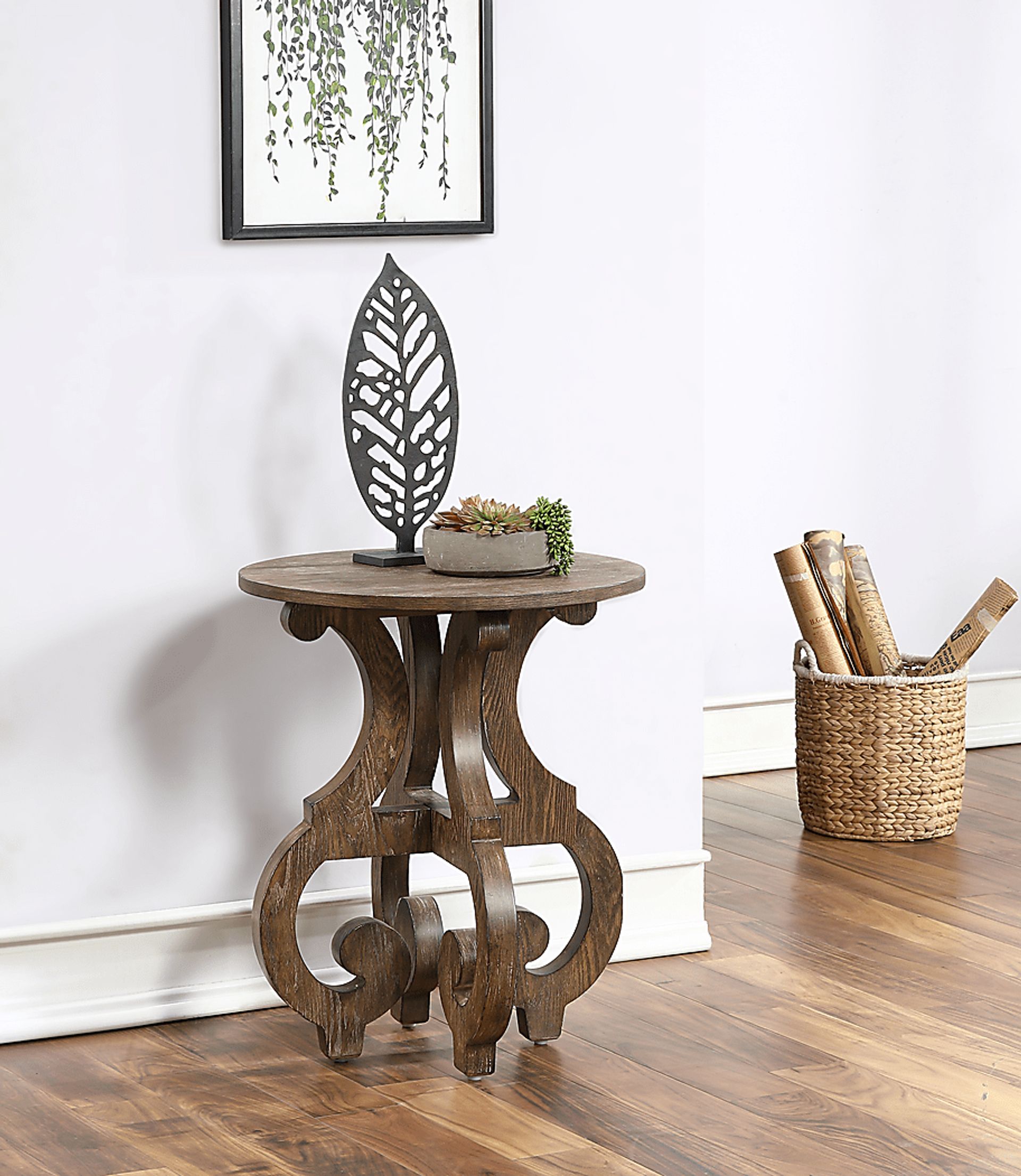 Spedale Brown Accent Table - Image 3